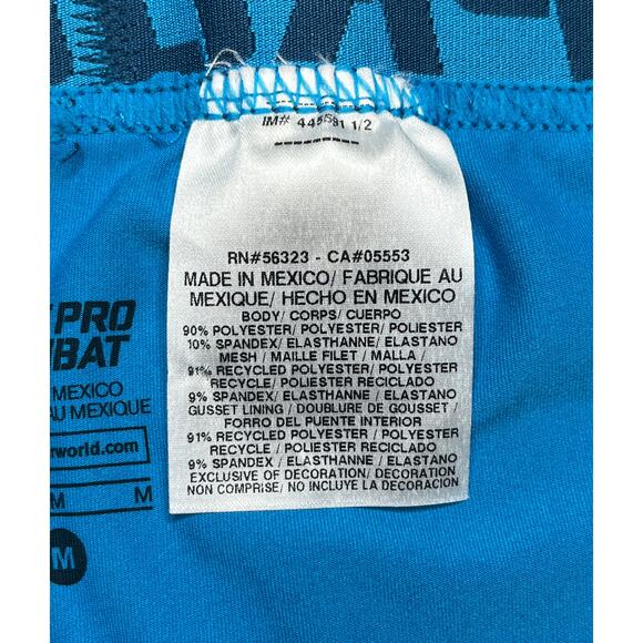 5-76 NIKE PRO COMBAT Men's Compression Pants Blue Medium - Picture 6 of 8